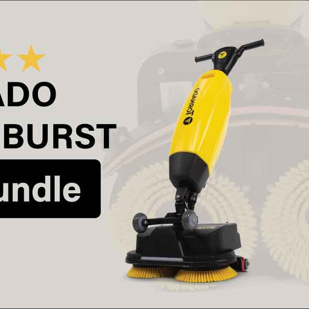 Tornado Microburst Pro Bundle Review: Ultra-Compact Floor Scrubber with Free Shipping